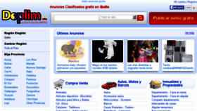 What Quito.doplim.ec website looked like in 2016 (8 years ago)