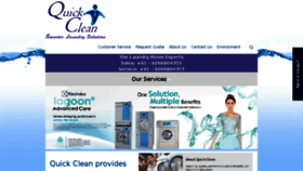 What Quickclean.co.in website looked like in 2016 (8 years ago)