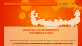 What Quickncoiff.fr website looked like in 2016 (8 years ago)