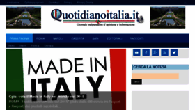 What Quotidianoitalia.it website looked like in 2016 (7 years ago)