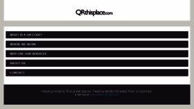 What Qrthisplace.com website looked like in 2016 (8 years ago)