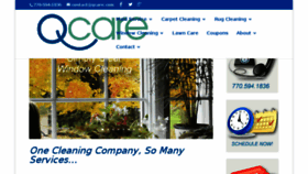 What Qcare.com website looked like in 2016 (8 years ago)