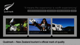 What Qualmark.co.nz website looked like in 2016 (7 years ago)