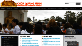 What Quangminh.org.au website looked like in 2016 (8 years ago)
