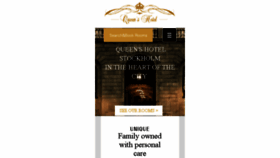 What Queenshotel.se website looked like in 2016 (8 years ago)