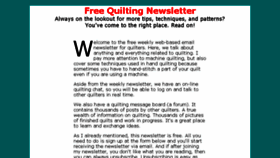 What Quiltedparadise.com website looked like in 2016 (8 years ago)