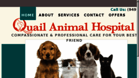 What Quailanimalhospital.com website looked like in 2016 (8 years ago)