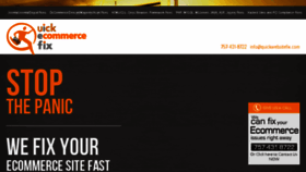 What Quickecommercefix.com website looked like in 2016 (7 years ago)