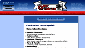 What Quikquarter.com website looked like in 2016 (7 years ago)