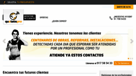 What Quotatispro.es website looked like in 2016 (7 years ago)