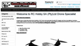 What Quadcopter.co.za website looked like in 2016 (7 years ago)