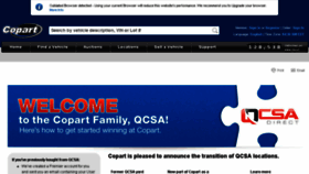 What Qcsa.net website looked like in 2016 (8 years ago)