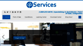 What Qbservices.net website looked like in 2016 (7 years ago)