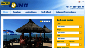 What Qualityholidays.nl website looked like in 2016 (7 years ago)