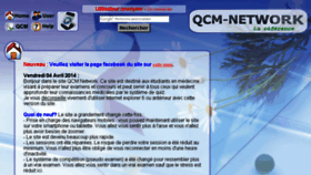 What Qcm-network.com website looked like in 2016 (7 years ago)