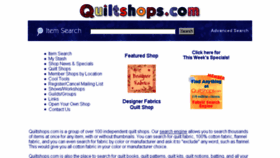 What Quiltshops.com website looked like in 2016 (7 years ago)