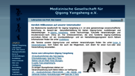 What Qigong-yangsheng.de website looked like in 2016 (7 years ago)