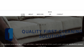 What Qualityfirstcleaningsolutions.com website looked like in 2016 (7 years ago)