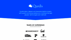 What Quodis.com website looked like in 2016 (7 years ago)