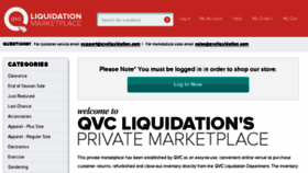 What Qvcliquidation.com website looked like in 2016 (7 years ago)