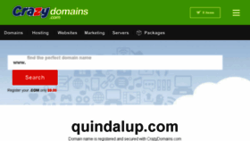 What Quindalup.com website looked like in 2016 (7 years ago)