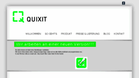 What Quixit.de website looked like in 2016 (8 years ago)