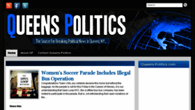 What Queens-politics.com website looked like in 2016 (7 years ago)