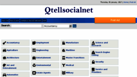 What Qtellsocialnet.com website looked like in 2017 (7 years ago)