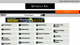 What Qtellplus.com website looked like in 2017 (7 years ago)