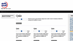 What Quizsoup.com website looked like in 2017 (7 years ago)