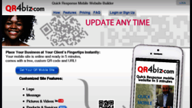 What Qr4biz.com website looked like in 2017 (7 years ago)