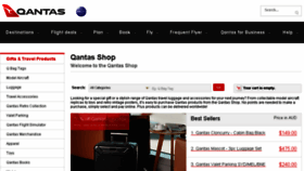 What Qantasshop.com.au website looked like in 2017 (7 years ago)