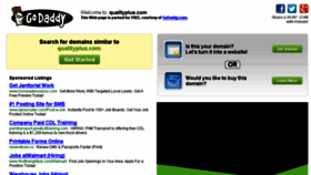 What Qualityplus.com website looked like in 2017 (8 years ago)