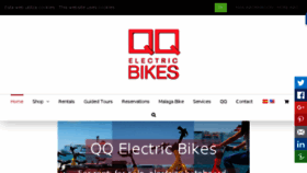 What Qqbikes.com website looked like in 2017 (7 years ago)