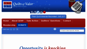 What Qovf.org website looked like in 2017 (6 years ago)