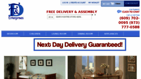 What Quickdeliveryfurniture.com website looked like in 2017 (7 years ago)