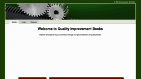 What Qualityimprovementbooks.com website looked like in 2017 (6 years ago)