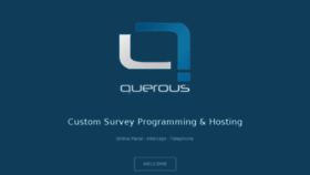 What Querous.com website looked like in 2017 (6 years ago)