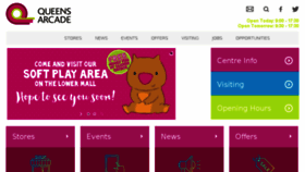 What Queensarcadecardiff.co.uk website looked like in 2017 (6 years ago)
