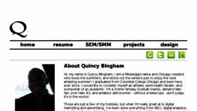 What Quincylsb.com website looked like in 2017 (6 years ago)