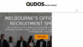 What Qudos.com.au website looked like in 2017 (6 years ago)