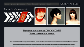 What Quickncoiff.fr website looked like in 2017 (8 years ago)