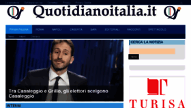 What Quotidianoitalia.it website looked like in 2017 (6 years ago)