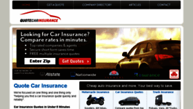 What Quotecarinsurance.com website looked like in 2017 (6 years ago)