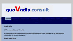 What Quovadis-consult.com website looked like in 2017 (6 years ago)