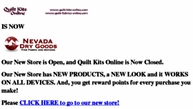 What Quilt-kits-online.com website looked like in 2017 (6 years ago)