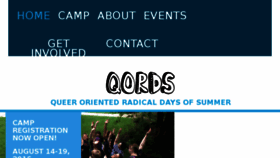 What Qords.org website looked like in 2017 (6 years ago)