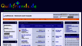 What Quiltfriend.de website looked like in 2017 (6 years ago)