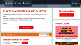 What Quizznow.com website looked like in 2017 (6 years ago)