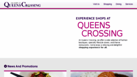 What Queenscrossing.com website looked like in 2017 (6 years ago)
